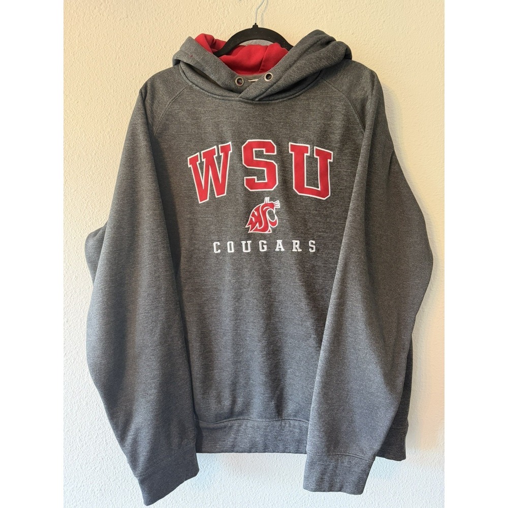 Washington‎ State University Sweatshirt Men's XL Hoodie WSU Cougars Pullover